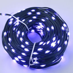 Гирлянда 50м лапша , синий, 220В, режимы - Family фото 3