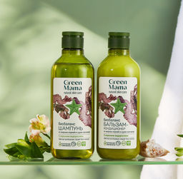 Бальзам-кондиционер Биобаланс от жирных корней и сухих кончиков с морскими водорослями, 400 мл - Green mama фото 4