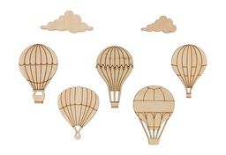 Заготовка для декорирования Mr. Carving ВД-893 Мини-набор Воздушные шары фанера 0.3 см