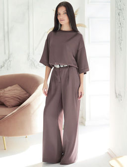 D29.279 Блузка женская кофейный