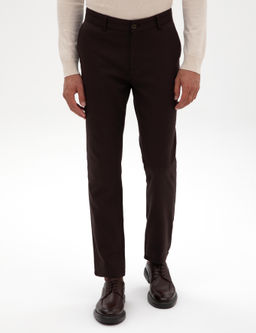 Kahverengi Slim Fit Kanvas Pantolon - Pierre cardin фото 2