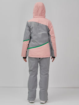 Гоннолыжная куртка женская зимняя персикового цвета 709P - Chunmai фото 12