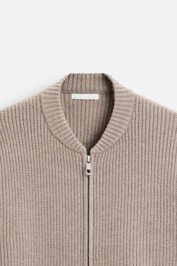 ZIP-UP KNIT JACKET - Zara фото 9