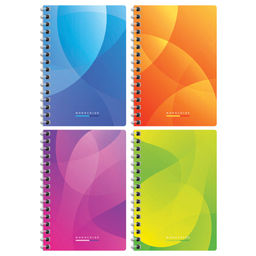 Цена за 2 шт. Книжка записная А6 80л. на гребне "Lite monocolor" ("BG", ЗК6гр80 12795)