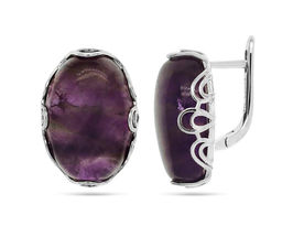 Серьги, аметист, МЦВ218