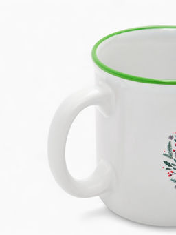 Кружка чайная новогодняя Новогодний венок, 340 мл