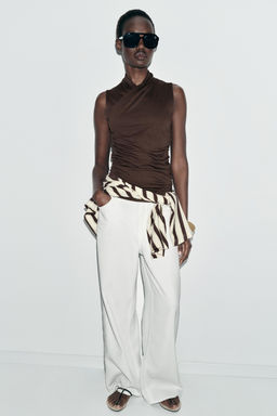 DRAPED GATHERED TOP - Zara фото 9