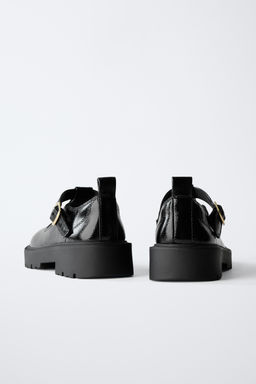 PATENT T-BAR SHOE - Zara фото 5