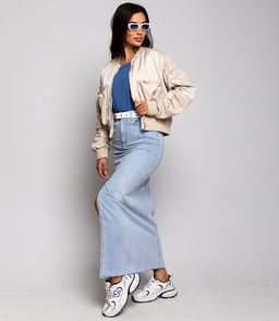 Бомбер #КТ2561, бежевый - Dommod фото 4