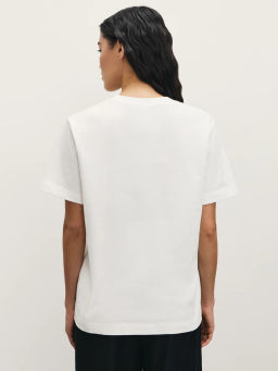 Футболка с декоративными бусами / Zarina  фото 5