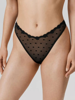 Infinity / Трусы стринг жен Sasha черный - Infinity Lingerie фото 4