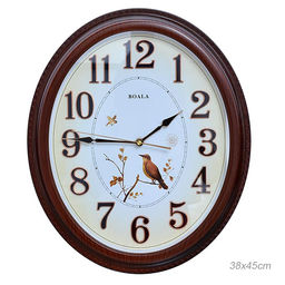 Часы настенные 38х45 см / T2946T-2 /уп 10/коричневые