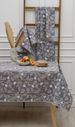 Скатерть Соната 150*180см. рогожка хлопок 100% - Лен поволжья фото 3