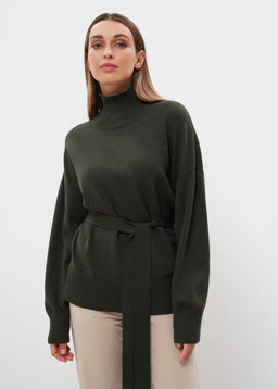 Conso/KJL 220615 - khaki Джемпер женский