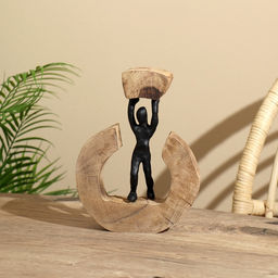 Сувенир «Сила», 17×5×23 см, полимерная смола, манговое дерево