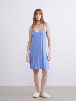 V Yaka Ask?l? Kad?n Gecelik