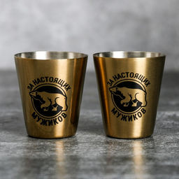 Подарочный набор мужской За настоящих мужиков: карты, домино, стопки 2 шт. ? 30 мл, кости игральные 4 шт. - Сима-ленд фото 2