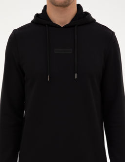 Siyah Regular Fit Sweatshirt - Pierre cardin фото 6