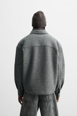 BOUCLE OVERSHIRT - Zara фото 3