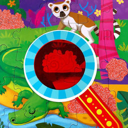 Цена за 2 шт. Пазл «Собери, найди, покажи. Джунгли», 88 элементов