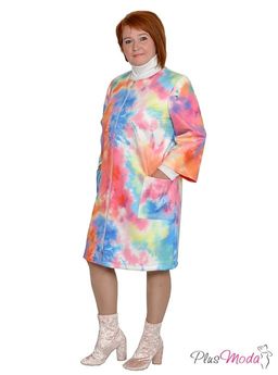 Плащ Модель №1013 размеры 44-84 - Plusmoda фото 3