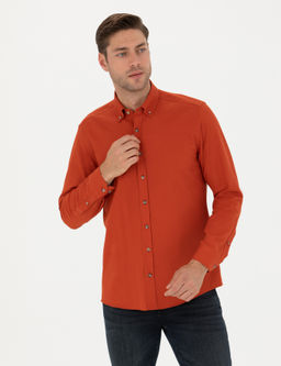 Kiremit Regular Fit Uzun Kollu G_mlek - Pierre cardin фото 3
