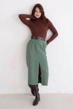 Юбка миди-макси с разрезом спереди - Martichelli фото 27