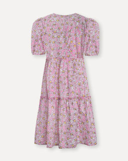 Розовое платье с цветочным принтом - Incity фото 3