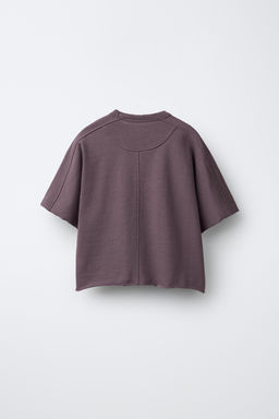 CONJUNTO CAMISETA Y PANTAL?N NERVIO HEAVY WEIGHT / Rosado oscuro - Zara фото 3