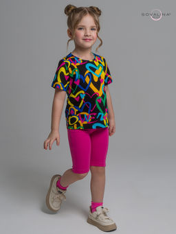 Костюм Актив яркие сердца-фуксия - Sovalina фото 10