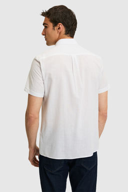 Erkek Beyaz Ksa Kollu Gmlek - U.s. polo assn фото 5