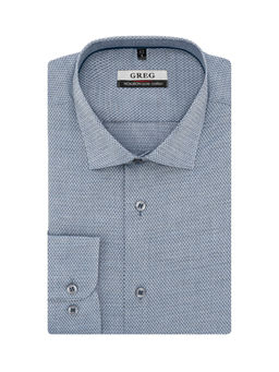 Сорочка мужская длинный рукав GREG 323/131/8674/Z/1p_GB