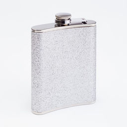 Подарочный набор 4 в 1, фляжка 240 мл, 2 стопки, воронка, нержавеющая сталь, серебристый