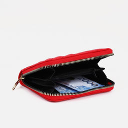 Кошелёк на молнии, цвет красный - Simaland фото 3