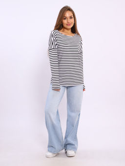 *Джемпер тельняшка женский Ф-3-039 - Новое кимоно фото 6