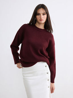 Bisiklet Yaka Kad?n Triko Kazak