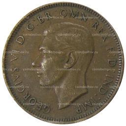 1/2 пенни 1938 года Австралия