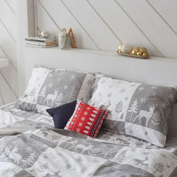 Постельное белье LoveLife 1,5сп New year forest 143*215см,150*225см,50*70см-2шт фото 21