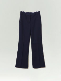 ЕМКА / Брюки прямого кроя с необработанным краем - Emka фото 5