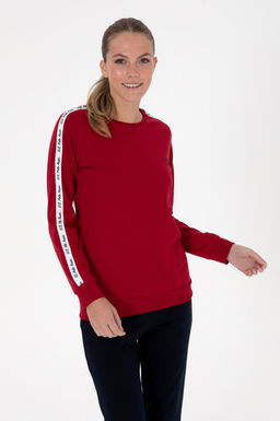 Kad_n Bordo Pijama Tak_m_ Sepette S_rpriz _ndirim - U.s. polo assn фото 3