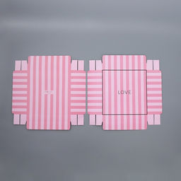 Коробка подарочная для цветов с вазой и пластиковыми окнами складная, упаковка, «Love», 23×30×23 см