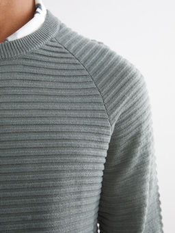 Bisiklet Yaka Erkek Triko Kazak