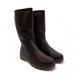 сапоги Н3583-9 темно-коричневые