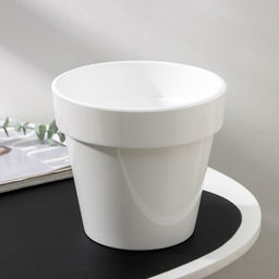 Кашпо для цветов со вставкой Plast-Avenue «Порто», 2.4 л, пластик, белое