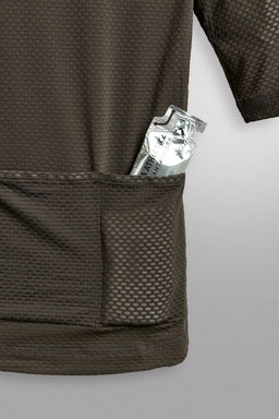 CAMISETA PRIMERA CAPA GRAVEL / Marr?n / Topo