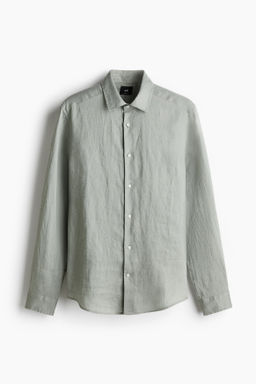 Camisa de lino Slim Fit