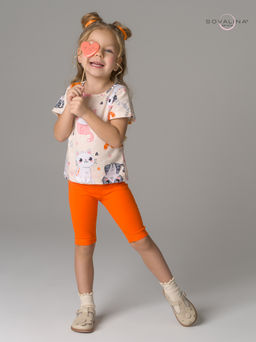 Костюм Актив солнечные котики-оранжевый - Sovalina фото 8