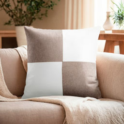 Наволочка декоративная Этель Геометрия цвет серый/белый 45 х 45 см, 100% п/э фото 6