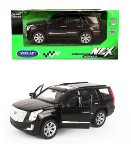 Welly. Машинка 1:32 "Cadillac Escalade" пруж. мех., черный арт.39894CW