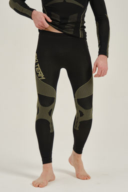 Тайтсы GUANJUN Черный/Желтый